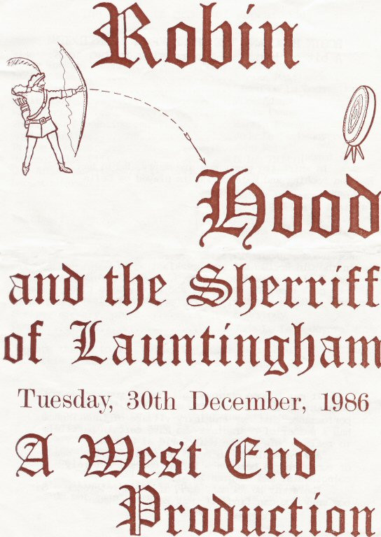 Robin Hood and the Sherriff of Launtingham