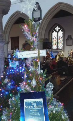 The LVP tree at the St Edburg's Christmas Tree Festival, 2019